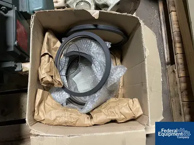 USED Berstorff 1,610 MM (63") Berstorff Vertical Two Roll Calander Sheet Stack