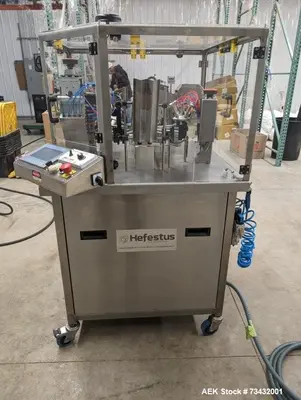 Used Hefestus Aura 2000 Cannabis Pre-Roll, Fill & Seal Machine – 1800 Cones/Hour with Checkweigher & Tip Folding
