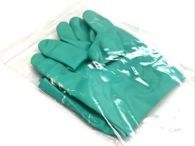 New | in-Stock Ansell AlphaTec Nitrile Chemical Gloves 13" 17 Mil Medium LOT OF 12 Gloves Michigan US | Maverick Industrial Sales #1395395