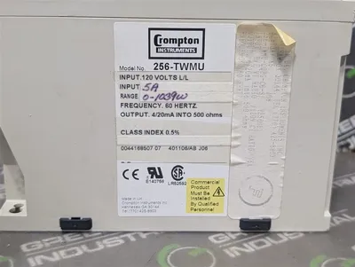 Crompton Instruments 256-TWMU PALADIN Generator Relay Module Used