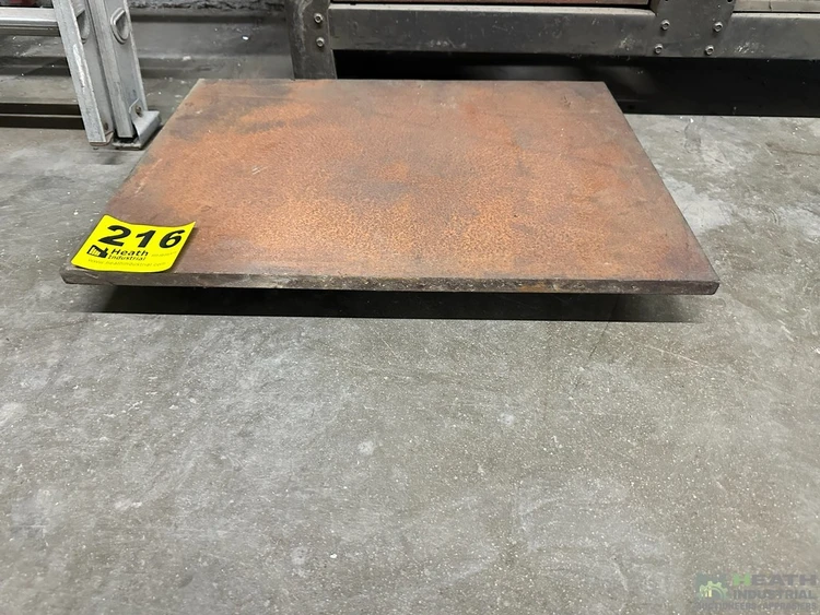 Used _UNKNOWN_ STEEL SURFACE PLATE 19 IN X 25 IN Tables, Floor & Layout Plates Illinois US | Heath Industrial Auction Services #1420035