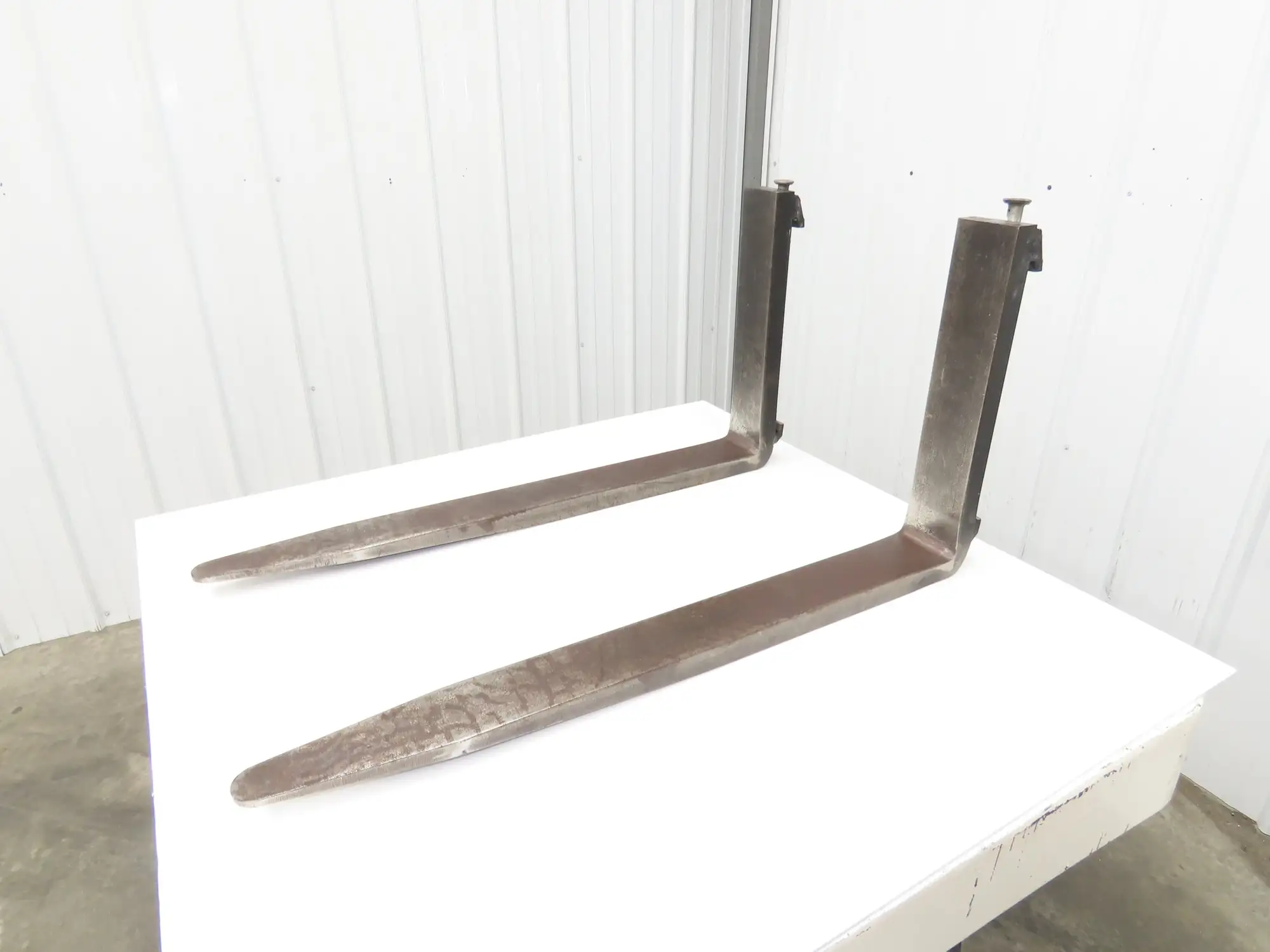 Cascade 7000025 4x42" Class 2 Steel Forklift Forks 16" Carriage 1-Pair *Read