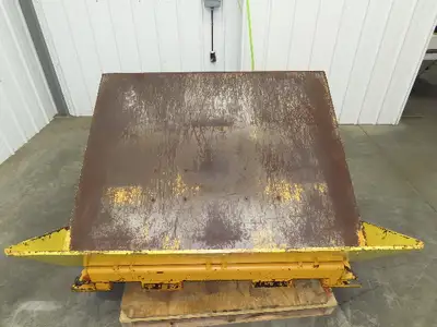 Econo Lift Pneumatic Tilt Table Tote Tipper 8000lbs 30° Degree 55 x 44" Top