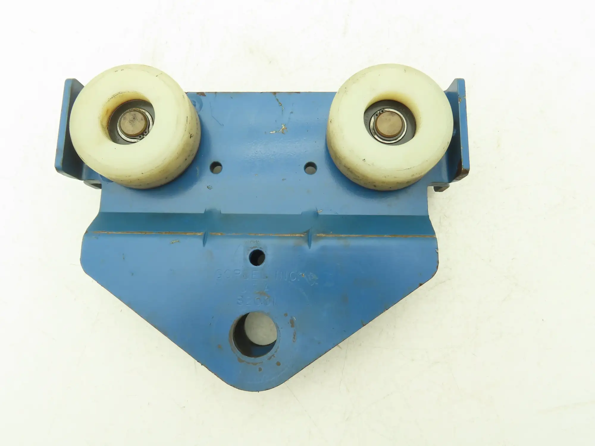 Gorbel 1/2 Ton Bridge Crane Hoist Push Trolley 1000Lb 3"Wheels *No Pin*