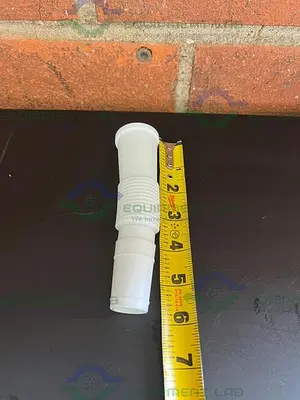 USED CHEMGLASS JOINT SIZE: 29/42  MIN. 124 (MM), MAX. 142 (MM), BELLOWS ADAPTER