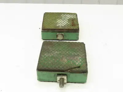 AirLoc Wedgmount Precision Machine Leveler Vibration Pad 8"x 8"x 3"H  Lot of 2