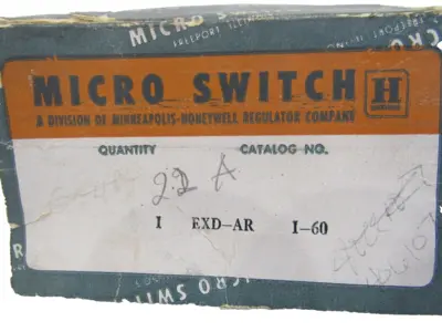 NEW HONEYWELL MICROSWITCH EXD-AR LIMIT SWITCH EXDAR