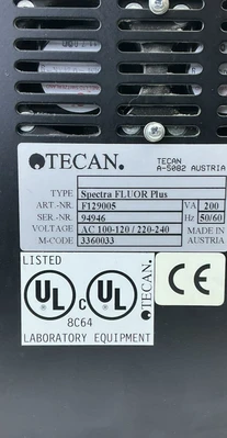 USED Tecan Tecan SPECTRAFluor Plus, HP Compaq 6000 Pro, Dell 1707FPc