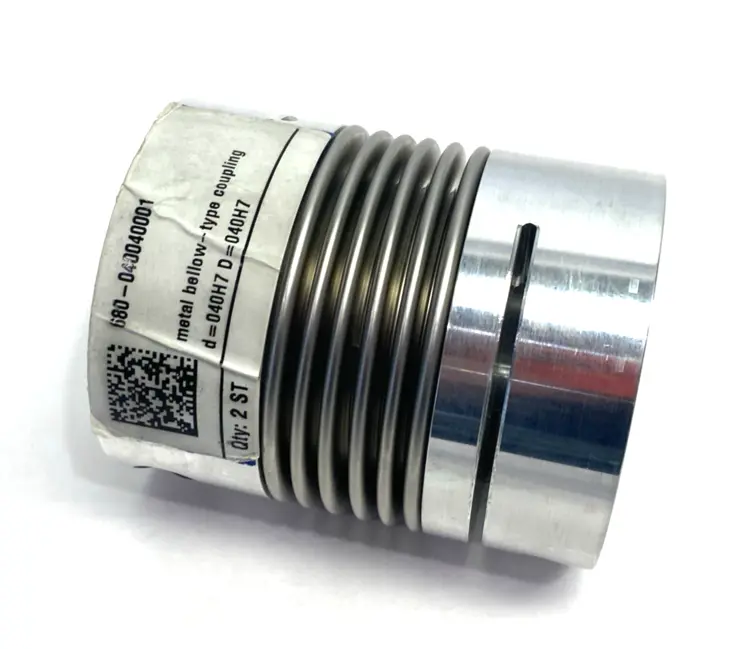 Used Ringfeder Metal Bellows Coupling 38mm Bore to 40mm Bore Ma=73.75 ft-lbs Tooling & Accessories (Other) Michigan US | Maverick Industrial Sales #1395149
