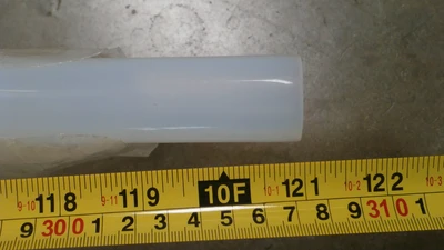 NEW TEKPRODUCT PA750X PIPE, 3/4" PFA SCHEDULE 40, 10 FT LENGTH