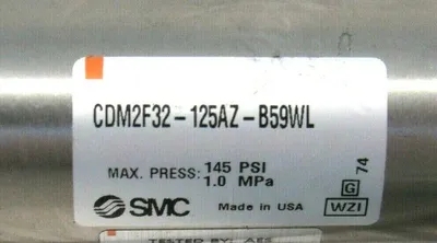NEW SMC CDM2F32-125AZ-B59WL CYLINDER CDM2F32125AZB59WL