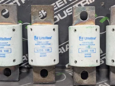 Lot of 6 Littelfuse L25S 150 POWR-GARD Semiconductor Fuses 150A 250VAC Used