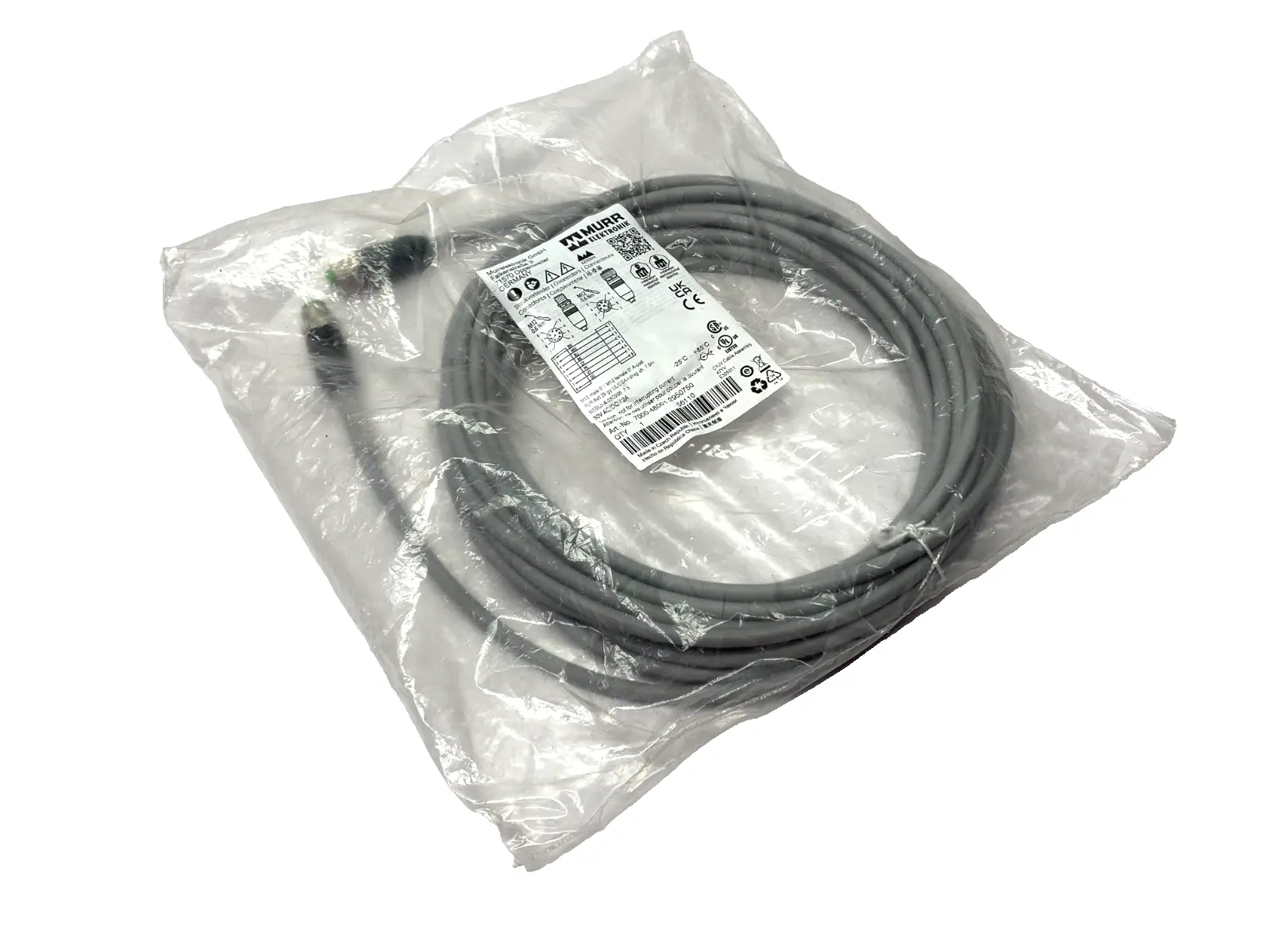 New | in-Stock Murrelektronik Double End Connector Cable M12 M/F 8-Pole 7.5m Cable & Wire Michigan US | Maverick Industrial Sales #1461077