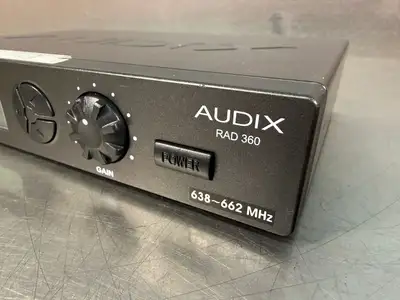 Audix Rad 360 Uhf Diversity Receiver Wireless 638-662 MHz (3.2.1)