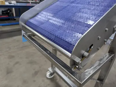 SS Incline Plastic Belt Conveyor
