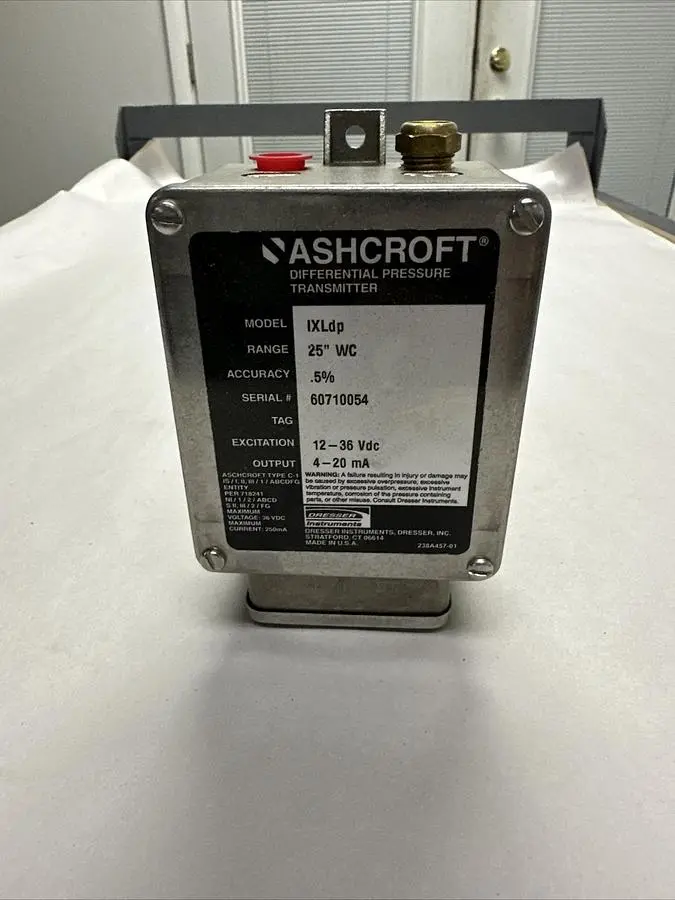 New | in-Stock ASHCROFT IXLDP Industrial Controls Ohio US | Surplus Asset Holdings #1237253