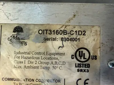 Maple Systems OIT3160B-C1D2 / 12-30vdc 3w (7.2.3)