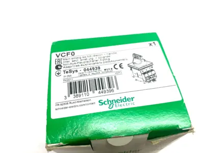 USED SCHNEIDER ELECTRIC TESYS VARIO EMERGENCY DISCONNECT SWITCH MISSING HANDLE