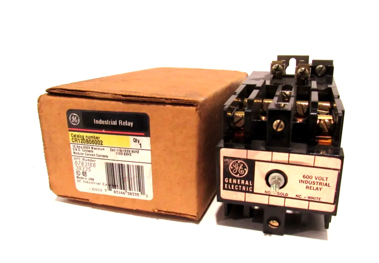 NEW GENERAL ELECTRIC CR120B06002 INDUSTRIAL RELAY