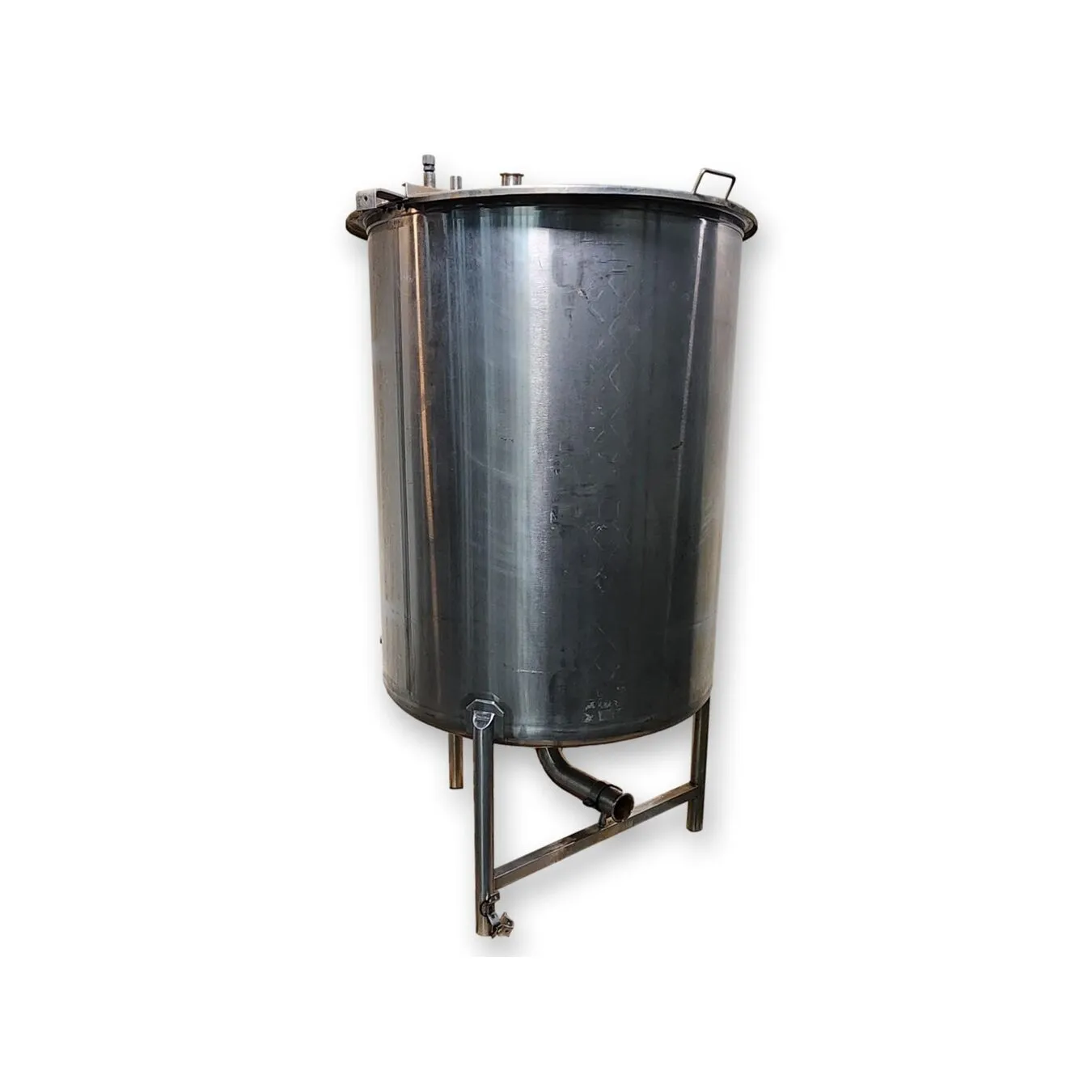 Used 240 Gallon Stainless Steel Liquid Holding Tank
