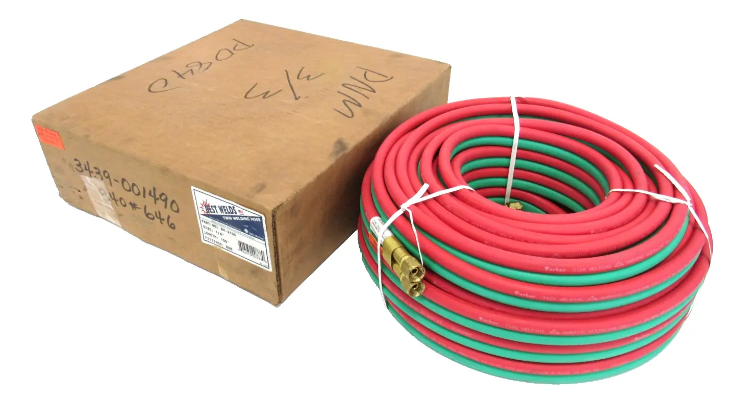 NEW BEST WELDS RH-2105 TWIN LINE WELDING HOSE 1/4" 100 ft. RH2105