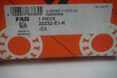 NEW FAG 22232-E1-K SPHERICAL BEARING 22232E1K