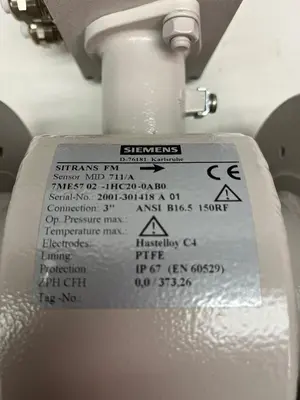 New | in-Stock SIEMENS 7ME57 02-1HC20-0AB0 Meters - Misc | Surplus Asset Holdings #1206932