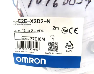 NEW OMRON E2E-X2D2-N PROXIMITY SENSOR 2M E2EX2D2N