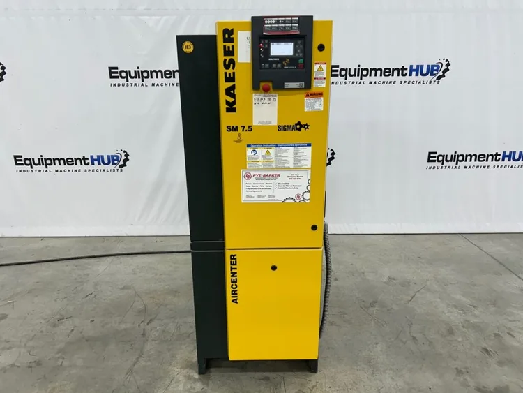 Used 2021 KAESER AIRCENTER SM 7.5 Rotary Screw & Sliding Vane Air Compressors Georgia US | The Equipment Hub #1368768