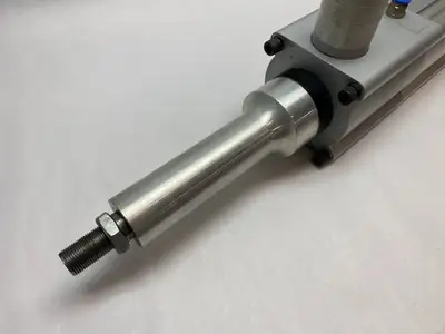 USED FESTO DBL-ACTING ISO CYLINDER ROD LOCK ATTACHED, 1722457
