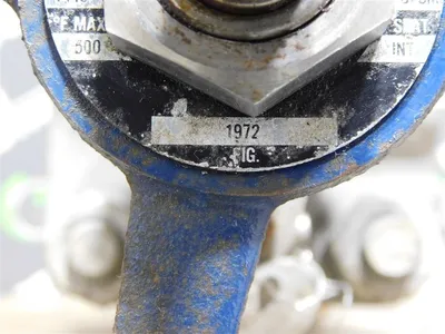 Powell 1972 Gate Valve 1" 600 Class 1440 psi WOG 500°F Max. Used