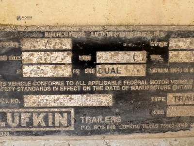 Used 1994 LUFKIN _UNKNOWN_ Flatbed Trailers Tennessee US | Moore Equipment #1517295