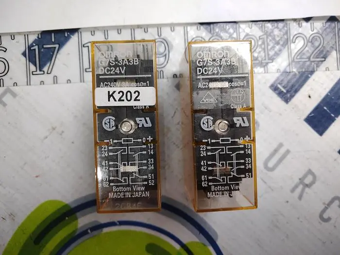 Used OMRON G7S-3A3B-E 24 Relays & Switches | SMT Resource #487994