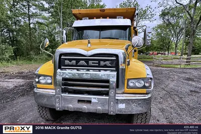 Used 2016 MACK GRANITE GU713 Dump trucks Pennsylvania US | Proxy Equipment #1377963