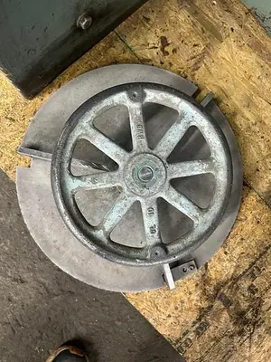 3439-210 Patterson Type Electric Tilt, Chain Driven Industrial Pebble / Ball Mill