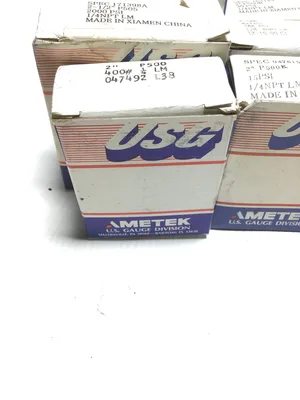 Ametek/Ashcroft 2″ MISC PSI 1TA-39923-006 Industrial Duralife Pressure Gauge (Lot of 7)