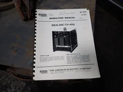 USED LINCOLN ELECTRIC IDEAL ARC CV400