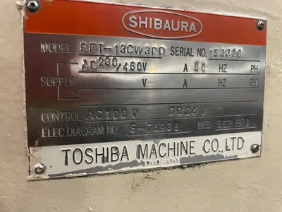 1979 TOSHIBA BFT-13C-W3 BORING MILLS, HORIZONTAL, TABLE TYPE | Prime Machinery (31)