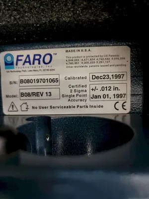 USED FARO B08/REV 13