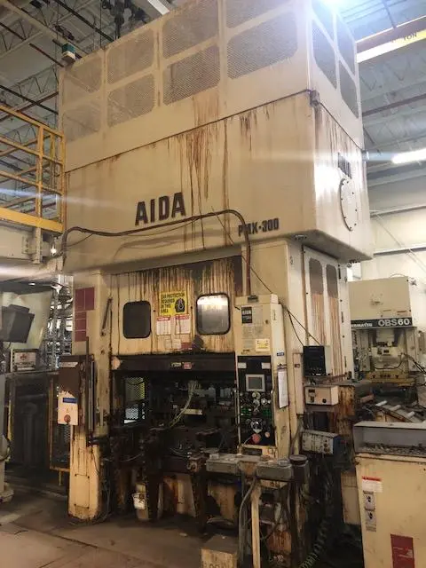 Used AIDA PMX-L2-300(1) Straight Side Presses Ohio US | D & D Industries #437891