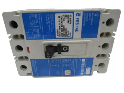 NEW WESTINGHOUSE FDB3080L CIRCUIT BREAKER FDB 14K 80AMPS 600VAC