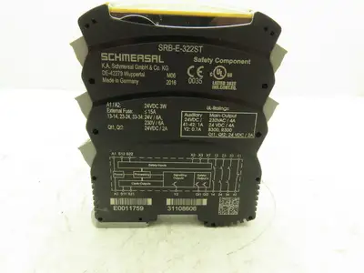 Schmersal SRB-E-322ST Multifunction Safety Monitor Relay 0-30 Sec Drop Out Delay