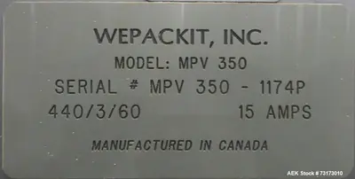 USED WEPACKIT PV350-1174