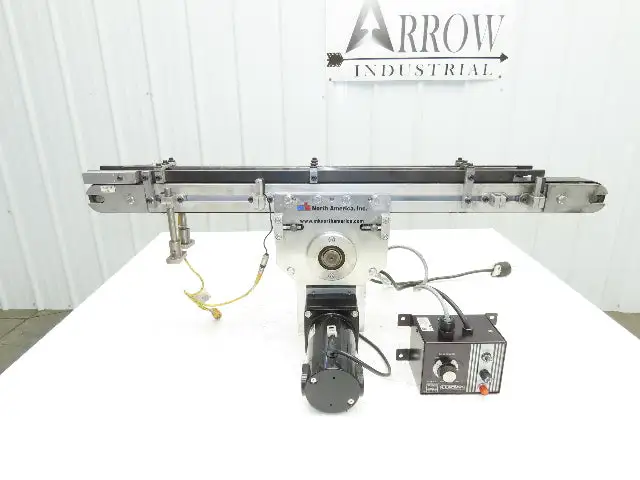 MK North America GUF-P 2000 50mm x 900mm Belt Conveyor 115V Variable Speed Drive