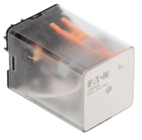 Eaton D3RR2B Ice Cube Relay, DPDT, Octal Base, 10A, 240VAC Coil [New]