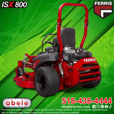 New | in-Stock FERRIS ISX800Z Mowers | Abele Tractor #1342976