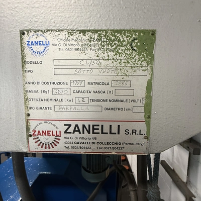 600L  Zenelli Trifoil Mixer Type CL150 41.5kw