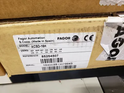 FAGOR 8055-i CNC & N/C Controls | B.W. GUILD EQUIPMENT INC. (12)