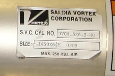 USED SALINA VORTEX CORP F06-MG