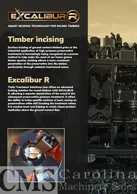 USED EXCALIBUR TIMBER INCISING MACHINE